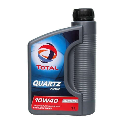 Полусинтетическое моторное масло TOTAL Quartz Diesel 7000 10W40, 4 л