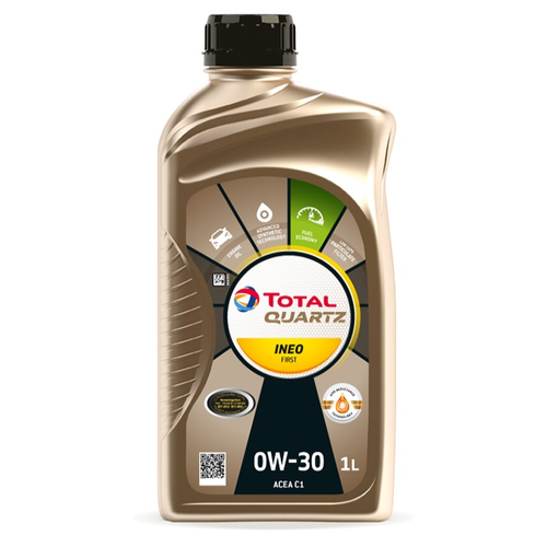 Синтетическое моторное масло TOTAL Quartz INEO First 0W30, 5 л