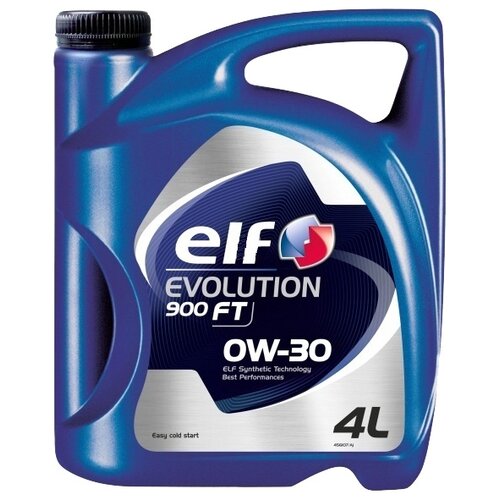 Синтетическое моторное масло ELF Evolution 900 FT 0W-30, 4 л