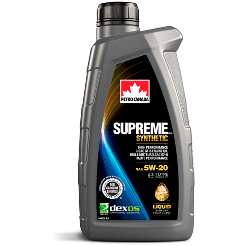 Синтетическое моторное масло Petro-Canada Supreme Synthetic 5W-20, 1 л