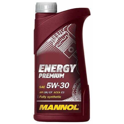 Синтетическое моторное масло Mannol Energy Premium 5W-30, 5 л