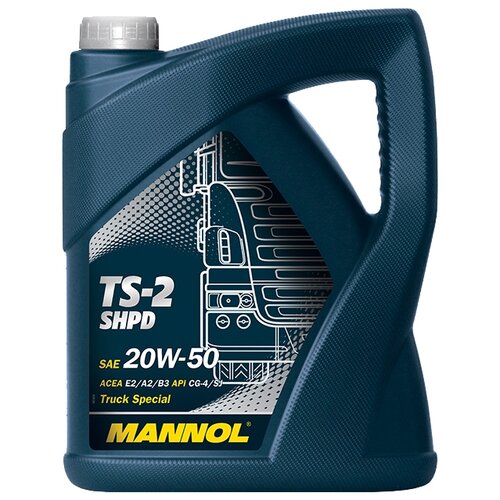 Минеральное моторное масло Mannol TS-2 SHPD 20W-50, 5 л