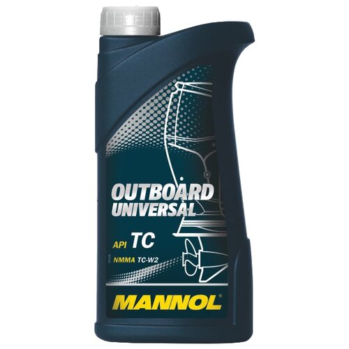 Минеральное моторное масло Mannol Outboard Universal, 1 л