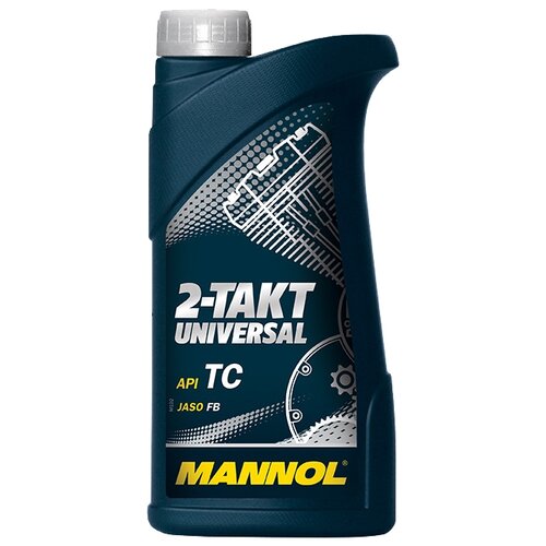 Минеральное моторное масло Mannol 2-Takt Universal, 1 л