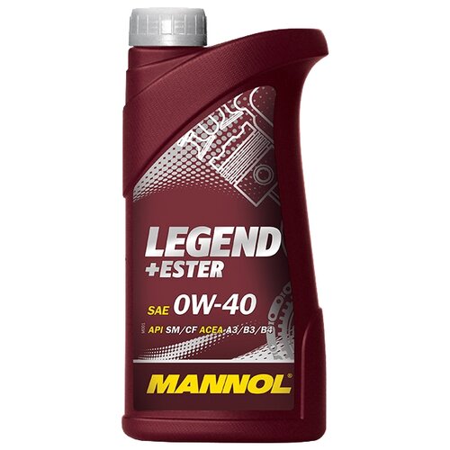 Синтетическое моторное масло Mannol Legend+Ester 0W-40, 1 л
