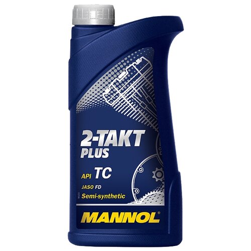 Полусинтетическое моторное масло Mannol 2-Takt Plus, 4 л