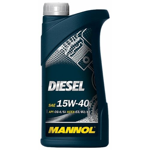 Минеральное моторное масло Mannol Diesel 15W-40, 1 л