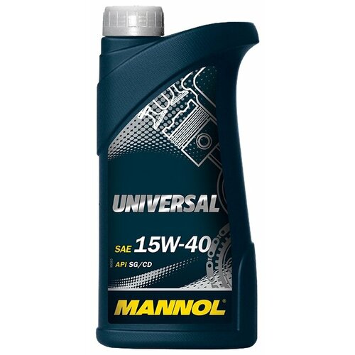 Минеральное моторное масло Mannol Universal 15W-40, 4 л