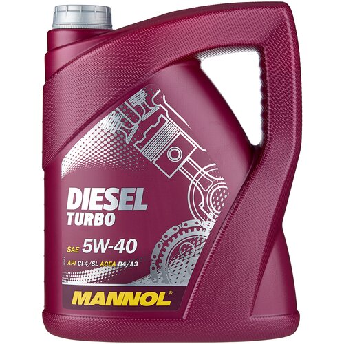 Синтетическое моторное масло Mannol Diesel Turbo 5W-40, 1 л