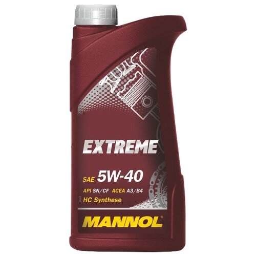 Синтетическое моторное масло Mannol Extreme 5W-40, 4 л