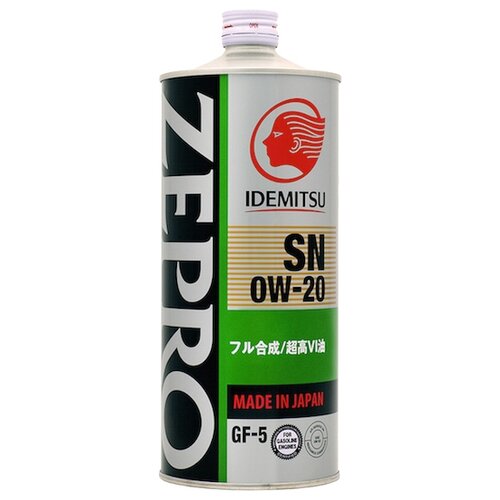 Синтетическое моторное масло IDEMITSU Zepro Eco Medalist 0W-20, 1 л