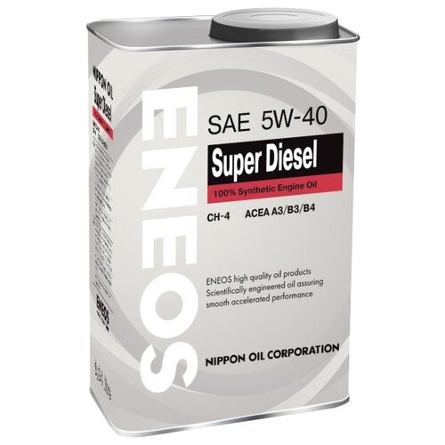Синтетическое моторное масло ENEOS Super Diesel CH-4 5W-40, 0.94 л