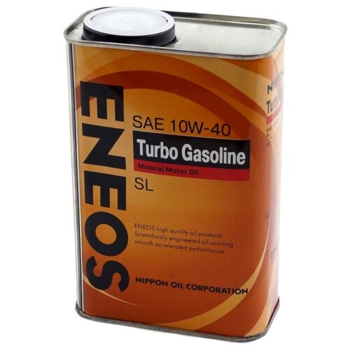 Минеральное моторное масло ENEOS Turbo Gasoline SL 10W-40, 4 л