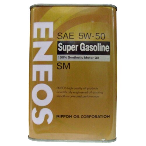 Синтетическое моторное масло ENEOS Super Gasoline SM 5W-50, 0.94 л