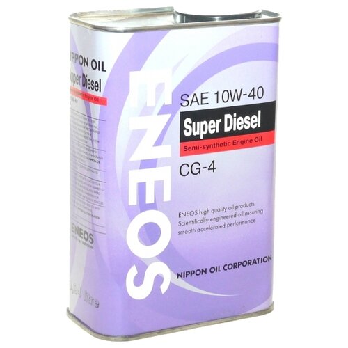 Полусинтетическое моторное масло ENEOS Super Diesel CG-4 10W-40, 4 л
