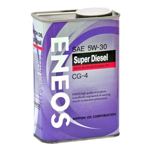 Полусинтетическое моторное масло ENEOS Super Diesel CG-4 5W-30, 0.94 л