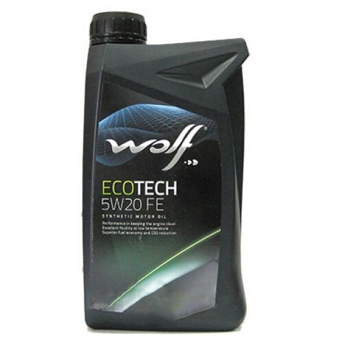 Синтетическое моторное масло Wolf Ecotech 5W20 FE, 1 л