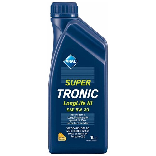 Синтетическое моторное масло ARAL Super Tronic Longlife III SAE 5W-30, 1 л