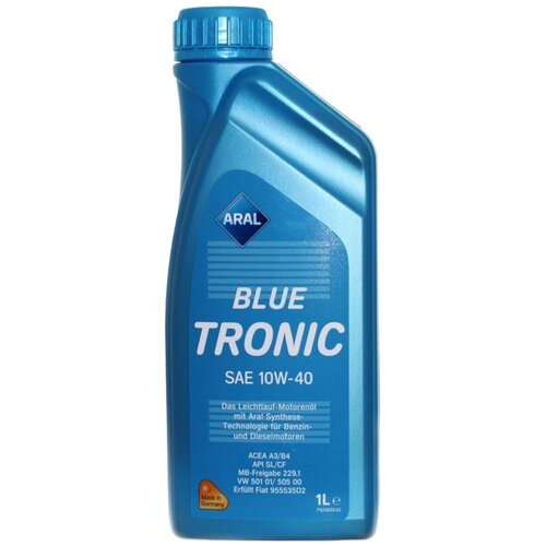 Полусинтетическое моторное масло ARAL Blue Tronic SAE 10W-40, 1 л