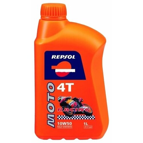 Синтетическое моторное масло Repsol Moto Racing 4T 10W50, 1 л
