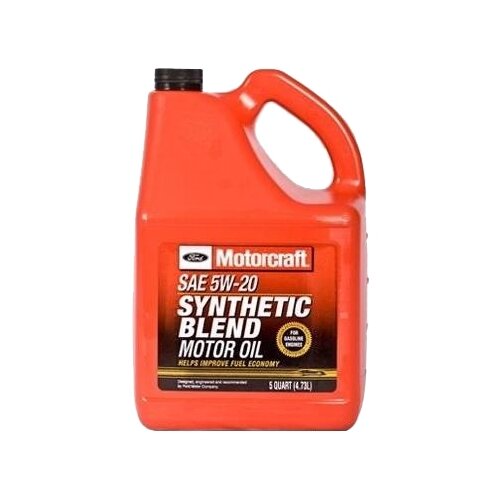 Полусинтетическое моторное масло Motorcraft SAE 5W20 Synthetic Blend, 4.73 л