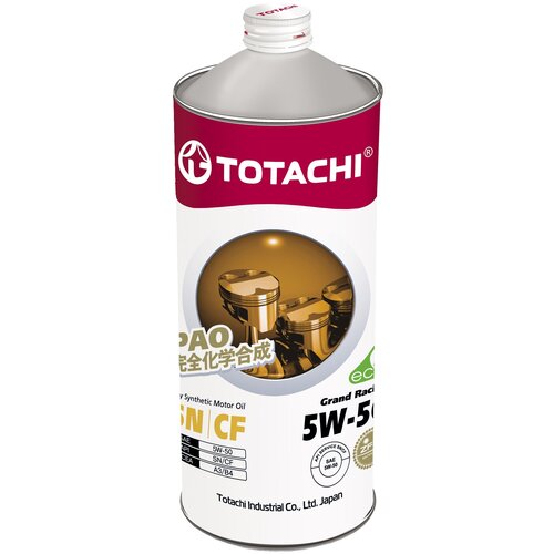Синтетическое моторное масло TOTACHI Grand Racing 5W-50, 1 л