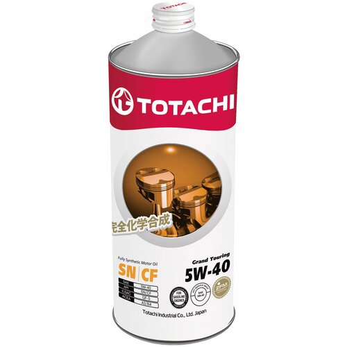Синтетическое моторное масло TOTACHI Grand Touring 5W-40, 1 л