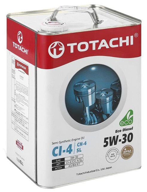 Масло моторное "TOTACHI" Eco Diesel 5W30 A3/B4, E7 CI-4/CH-4/SL (1 л) п/синт.