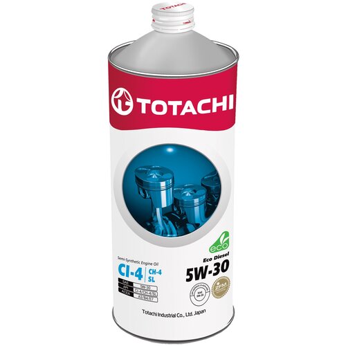 Полусинтетическое моторное масло TOTACHI Eco Diesel 5W-30, 6 л