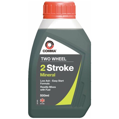 Минеральное моторное масло Comma Two Wheel 2 Stroke Mineral, 0.5 л