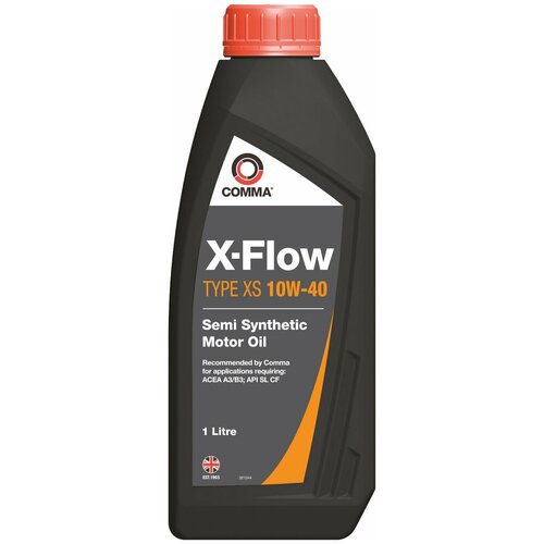 Полусинтетическое моторное масло Comma X-Flow Type XS 10W-40, 60 л