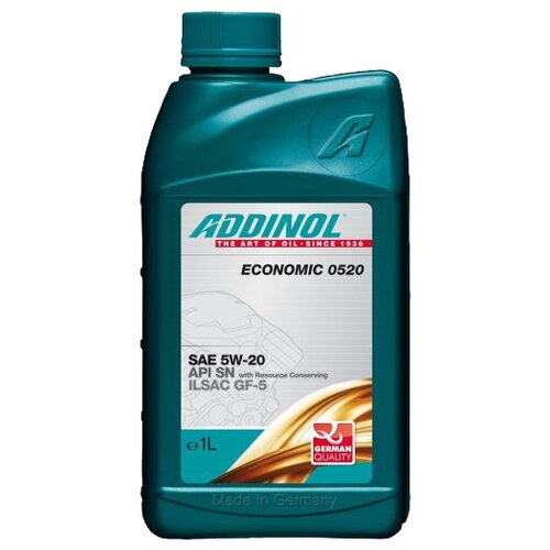 Синтетическое моторное масло ADDINOL Economic 0520 SAE 5W-20, 1 л