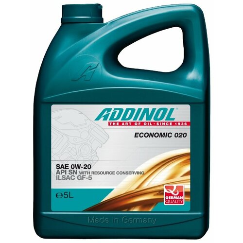 Моторное масло ADDINOL Economic 020 SAE 0W-20, 5 л
