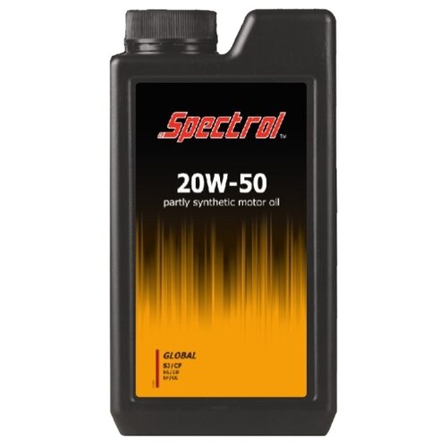Полусинтетическое моторное масло Spectrol Глобал SAE 20W-50, 1 л