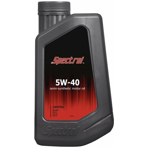 Полусинтетическое моторное масло Spectrol Капитал SAE 5W-40, 1 л