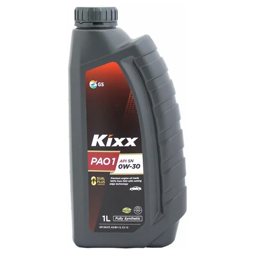 Синтетическое моторное масло Kixx PAO 1 0W-30, 1 л
