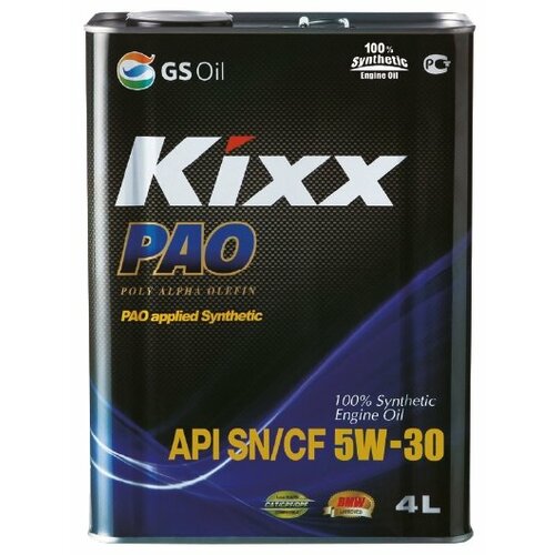 Синтетическое моторное масло Kixx PAO 5W-30, 1 л