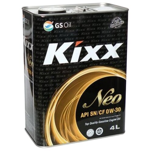 Синтетическое моторное масло Kixx Neo 0W-30, 4 л