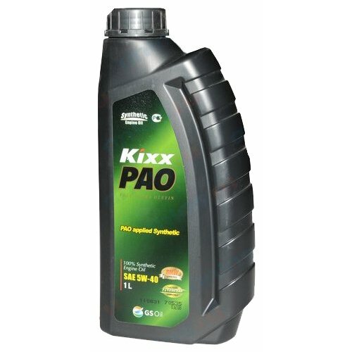 Моторное масло KIXX PAO 5W-40, синтетическое, 4 л