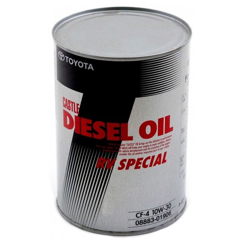 Минеральное моторное масло TOYOTA Castle Diesel Oil RV Special CF-4 10W-30, 1 л