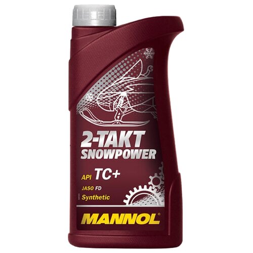 Синтетическое моторное масло Mannol 2-Takt Snowpower, 4 л