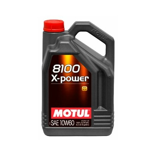 Синтетическое моторное масло Motul 8100 X-Power 10W60, 5 л