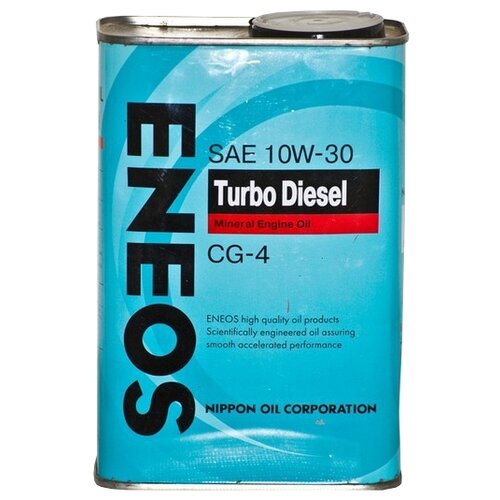 Минеральное моторное масло ENEOS Turbo Diesel CG-4 10W-30, 6 л