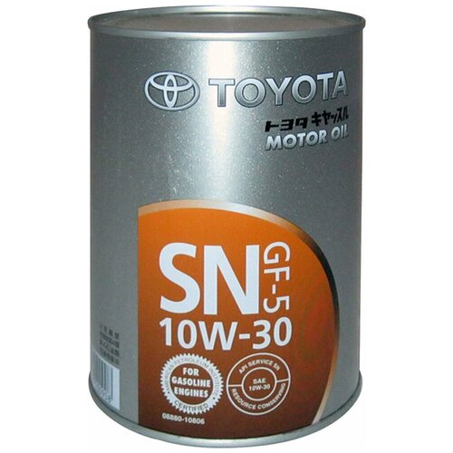 Минеральное моторное масло TOYOTA SN 10W-30, 4 л