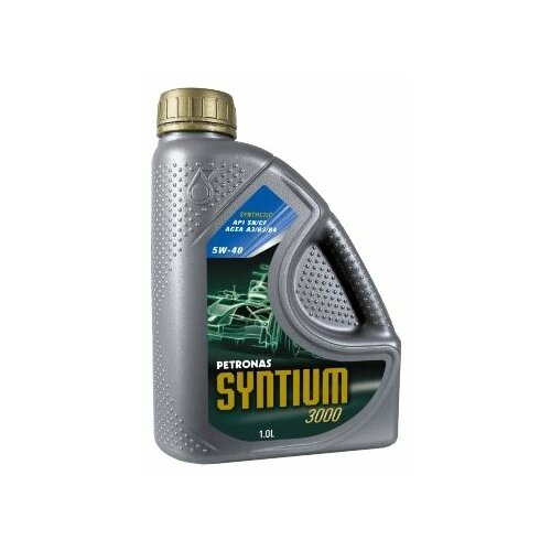 Синтетическое моторное масло Petronas Syntium 3000 5W40, 1 л