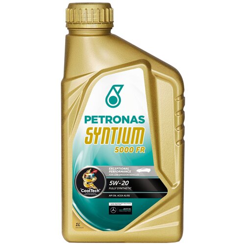 Синтетическое моторное масло Petronas Syntium 5000 FR 5W20, 1 л