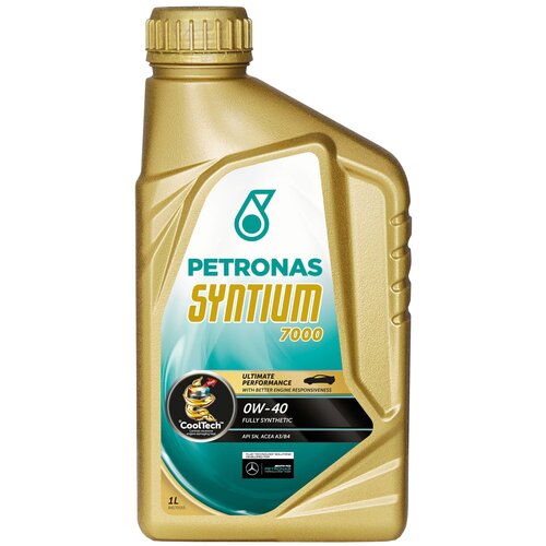 Синтетическое моторное масло Petronas Syntium 7000 0W40, 1 л