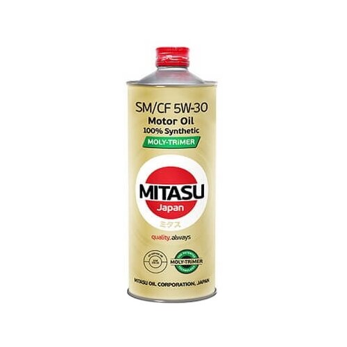 Моторное масло Mitasu Moly-Trimer 5W-30 API SM/ILSAC GF-4, 4л