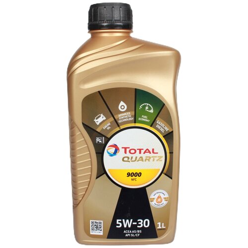 Синтетическое моторное масло TOTAL Quartz 9000 NFC 5W-30, 5 л