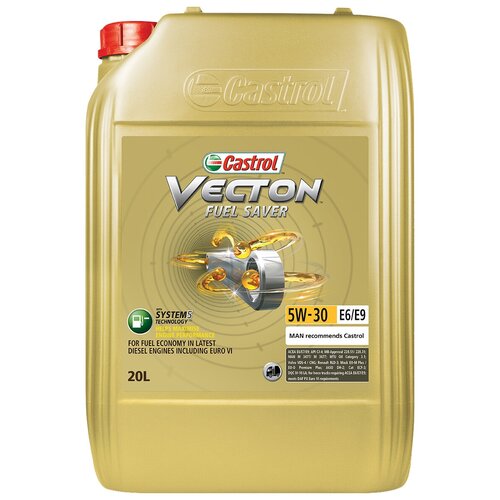 Синтетическое моторное масло Castrol Vecton Fuel Saver 5W-30 E6/E9, 20 л
